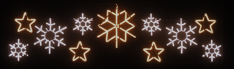 Weihnachtsbeleuchtung in Gosau